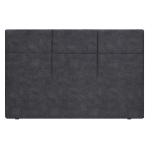 Tête de lit gris nuage L.180cm EPEDA BIEN-ETRE microfibre vue de face