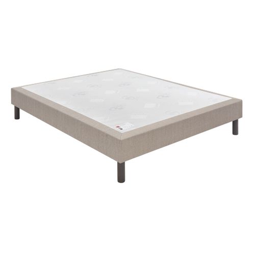 Sommier Confort Médium Nature Chiné Naturel 100x200