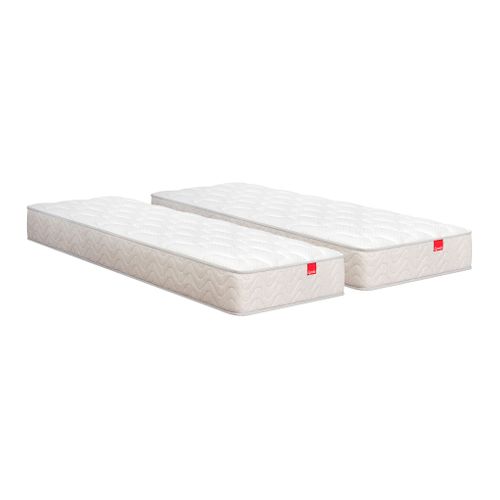 Matelas ressorts 2x80x200 cm avec mémoire de forme ESPRIT RELAX ép.21 cm