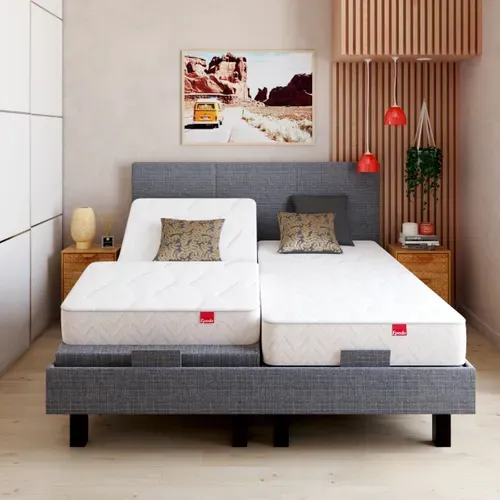 Matelas mousse 70x190 cm EPEDA TANDEM RELAX ép.21 cm