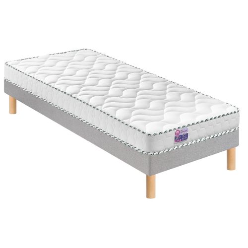 Matelas mousse 90x190 cm MERINOS ADMIRABLE ép.15 cm