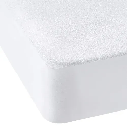 Protège Matelas Imperméable Et Respirant Blanc 140x190