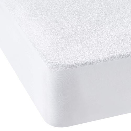 Protège Matelas Imperméable Et Respirant Blanc 140x190