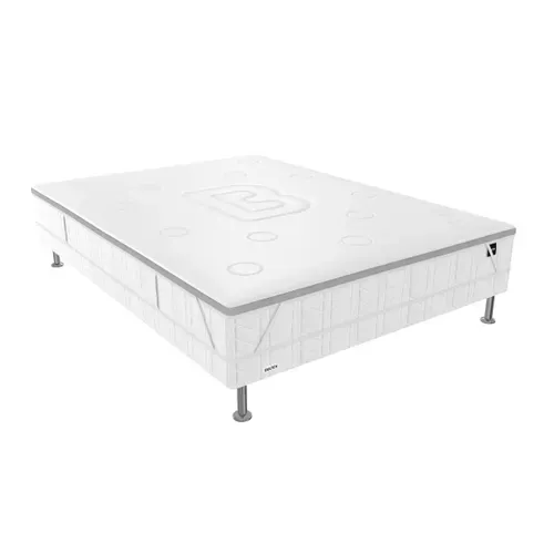 Surmatelas Mémoire De Forme 5 Cm Moelleux  Memopower Soutien Mi-ferme 140x190 - 2 Personnes - Accuei