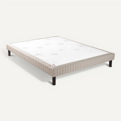 Sommier Confort Médium Nature Jean Gris Foncé 80x200