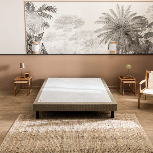 Sommier Confort Ferme Nature Jean Gris Foncé 100x200