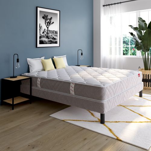 Matelas ressorts 160x200 cm avec mémoire de forme EGERIE 2 ép.24 cm