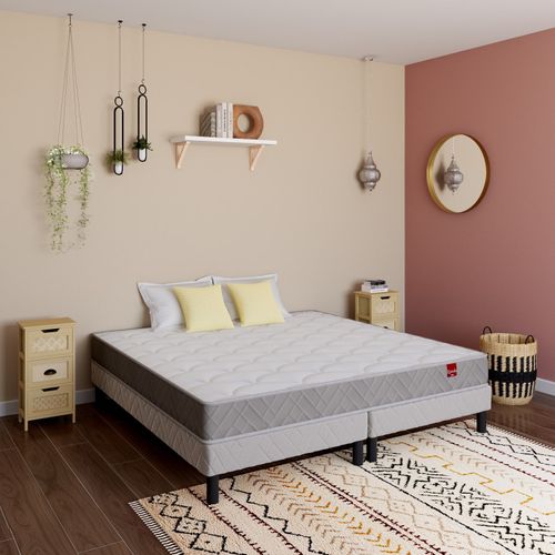 Sommier 2x100x200 cm EPEDA MEDIUM EGERIE 2