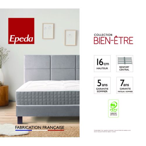 Sommier 2x100x200 cm EPEDA MEDIUM EGERIE 2