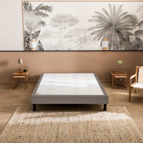 Sommier Confort Médium Nature Gris Souris 100x200