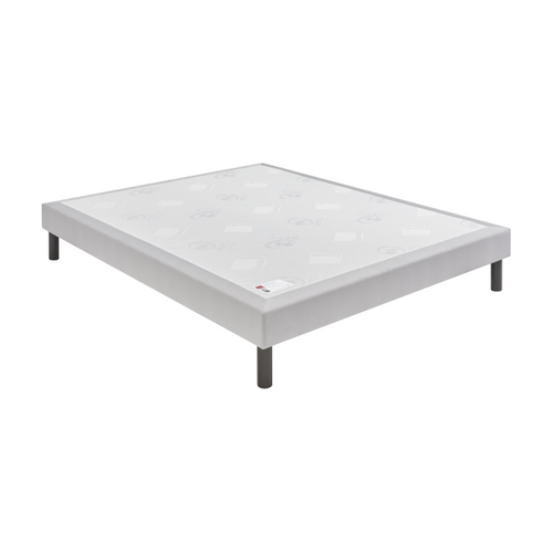 Sommier Confort Ferme Nature Gris Souris 90x200