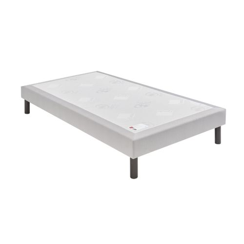 Sommier Confort Ferme Nature Gris Souris 90x200