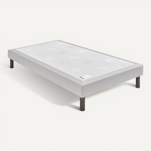 Sommier Confort Ferme Nature Gris Souris 120x190