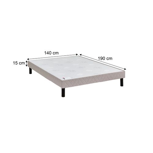 Sommier 140x190 cm EPEDA BOMBA FERME 3