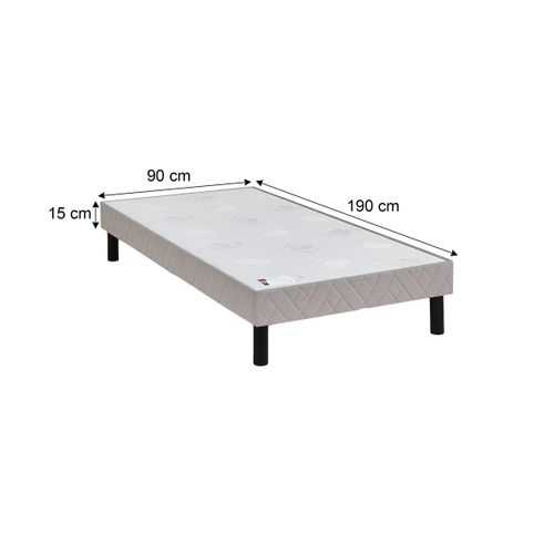Sommier 90x190 cm EPEDA BOMBA FERME 3