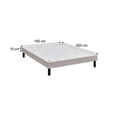 Sommier 160x200 cm EPEDA BOMBA FERME 3
