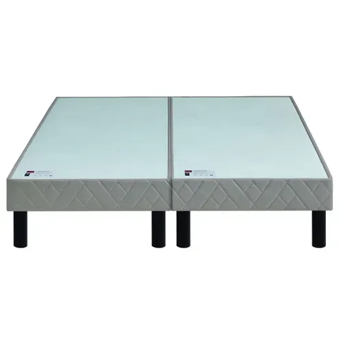 Sommier 2x80x200 cm EPEDA BOMBA FERME 3 vue de face