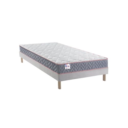 Matelas ressorts 90x190 cm MERINOS LEVE TARD ép.22 cm