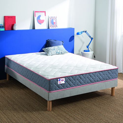Matelas ressorts 140x190 cm MERINOS LEVE TARD ép.22 cm
