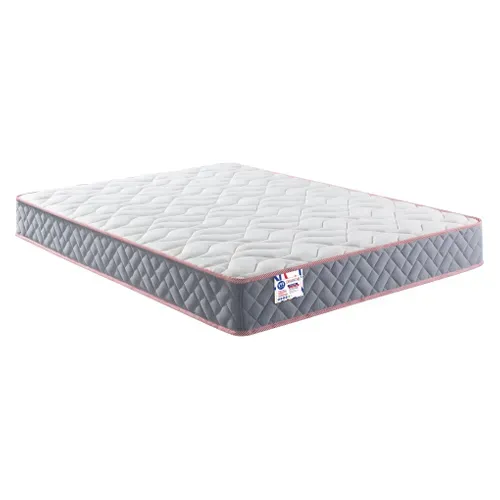 Matelas ressorts 140x190 cm MERINOS LEVE TARD ép.22 cm