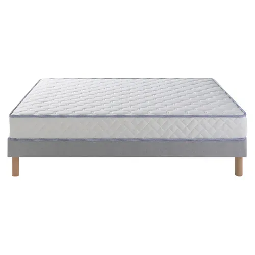 Matelas + sommier 140x190 cm MERINOS INSEPARABLE 3 vue de profil