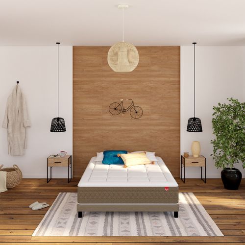 Matelas ressorts 140x190 cm avec mémoire de forme NEREIDE ép.28 cm