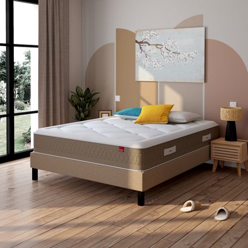 Matelas ressorts 160x200 cm avec mémoire de forme NEREIDE ép.28 cm