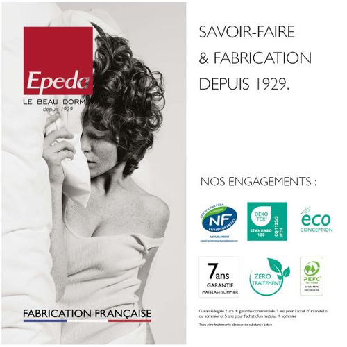 Matelas Epeda Beau Séjour - 700 Ressorts Ensachés 120x190