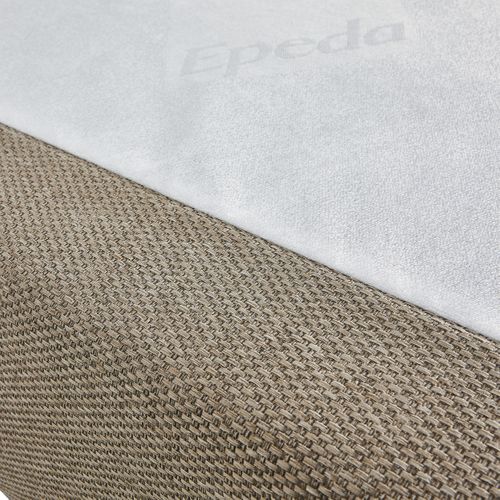 Sommier bronze 2x90x200 cm EPEDA BIEN-ETRE tissu vue détaillée