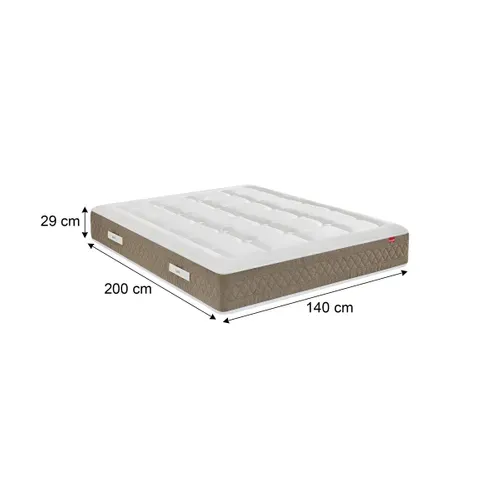 Matelas ressorts 140x200 cm EPEDA ALLEGORIA ép.29 cm
