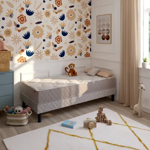 Matelas ressorts 80x190 cm EPEDA MUSE 3 ép.24 cm vue d'ambiance 1