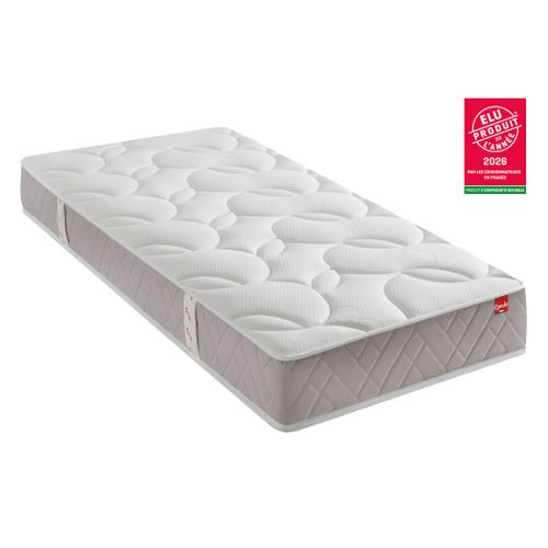 Matelas ressorts 80x190 cm EPEDA MUSE 3 ép.24 cm vue 3/4
