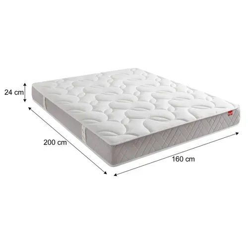 Matelas ressorts 160x200 cm EPEDA MUSE 3 ép.24 cm