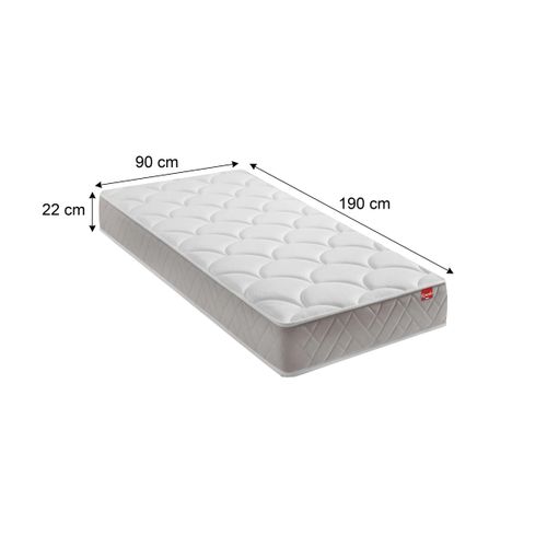 Matelas ressorts 90x190 cm EPEDA BOMBA TOP ép.22 cm
