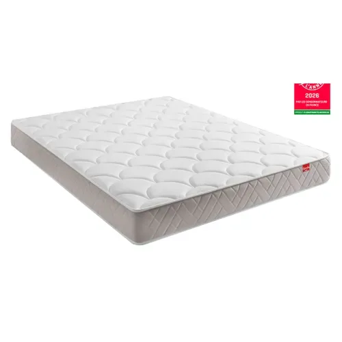 Matelas ressorts 140x200 cm EPEDA BOMBA TOP ép.22 cm vue 3/4