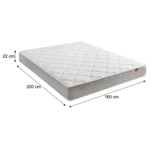 Matelas ressorts 160x200 cm EPEDA BOMBA TOP ép.22 cm