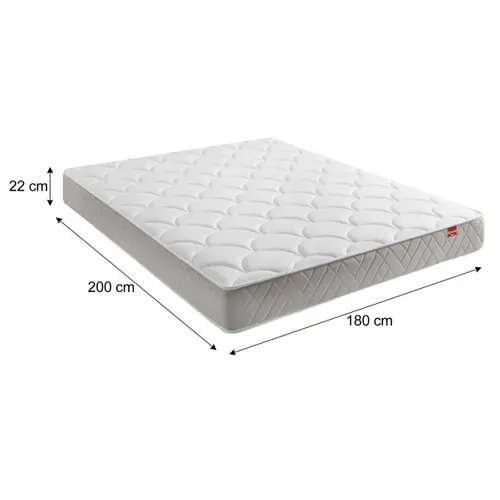Matelas ressorts 180x200 cm EPEDA BOMBA TOP ép.22 cm