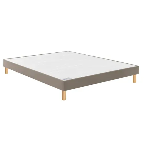 Sommier Déco Tapissier Vigoroso Moka 160x190