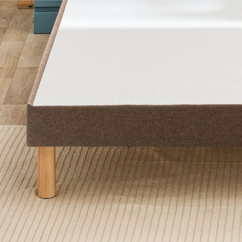 Sommier Déco Tapissier Vigoroso Marron 160x200