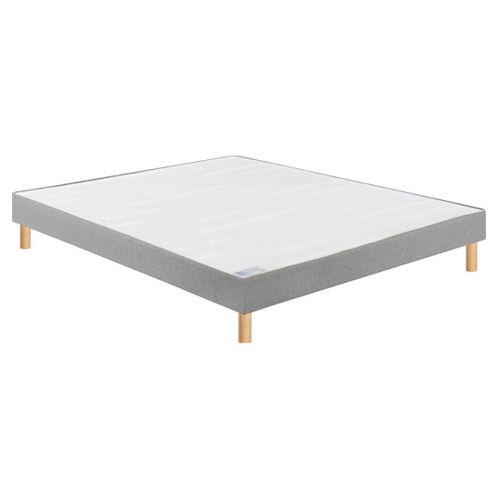 Sommier Déco Tapissier Vigoroso Gris Foncé 80x190