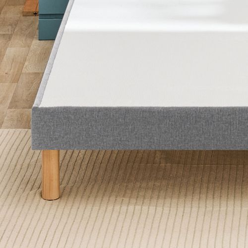 Sommier Déco Tapissier Vigoroso Gris Clair 70x190
