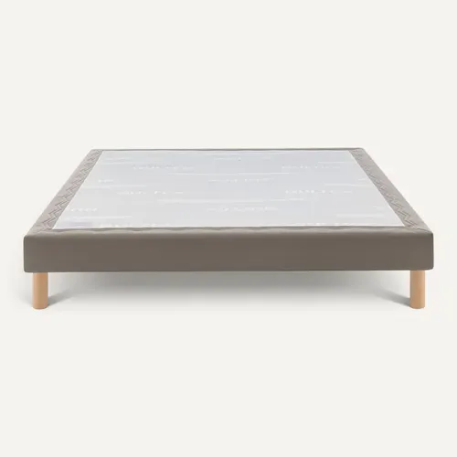 Sommier Déco Tapissier Mediano Moka 120x190