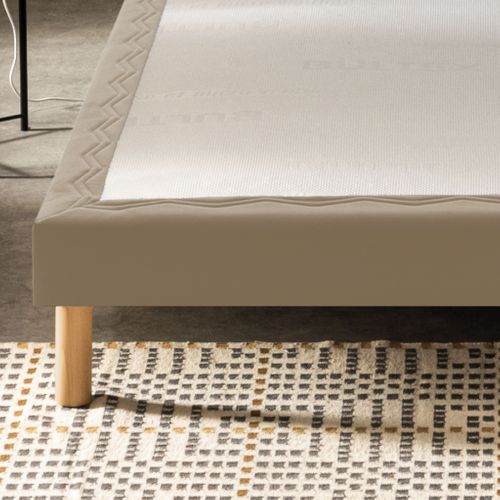 Sommier Déco Tapissier Mediano Moka 80x200