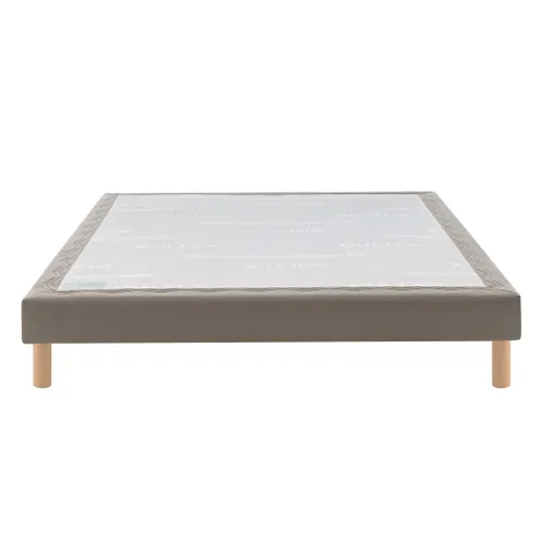 Sommier Déco Tapissier Mediano Moka 90x200