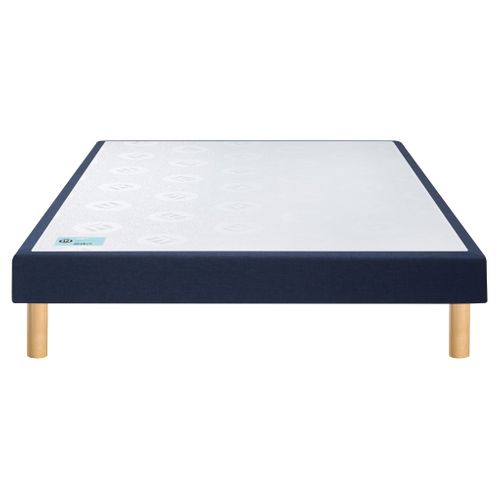 Sommier Tapissier Pencil Medium Bleu Nuit 90x200