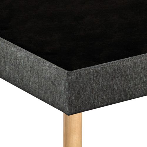 Sommier Déco Tapissier Unic Gris 2x90x200