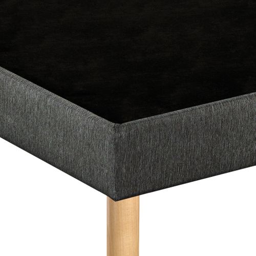 Sommier Déco Tapissier Unic Gris 160x190