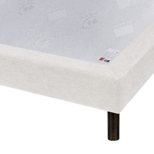 Sommier Confort Ferme Nature Chenillé Lin 2x80x200