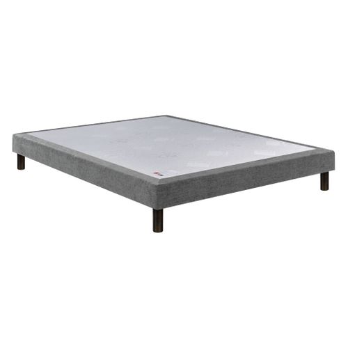 Sommier Confort Ferme Nature Chenillé Gris 140x200
