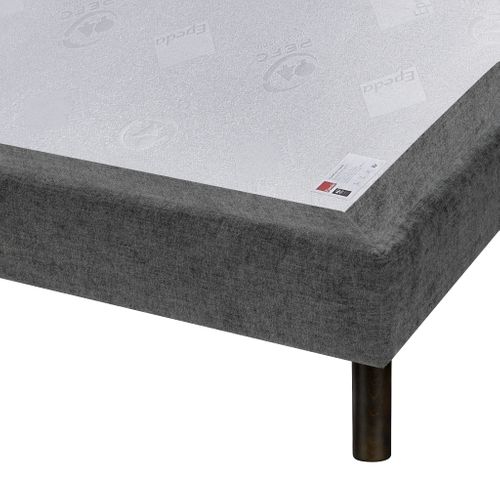 Sommier Confort Ferme Nature Chenillé Gris 140x200